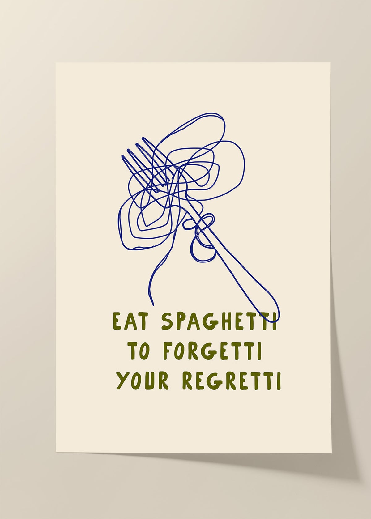 Eat Spaghetti poster