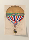 The tricolor balloon poster