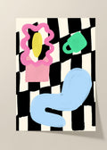 Tridimensional room poster