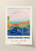 Henri-Edmond Cross: Two women by the shore poster