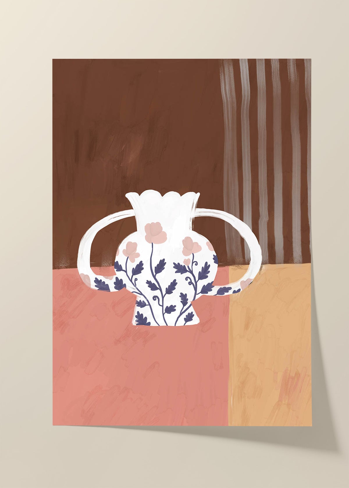 Earthen Harmony Vase poster