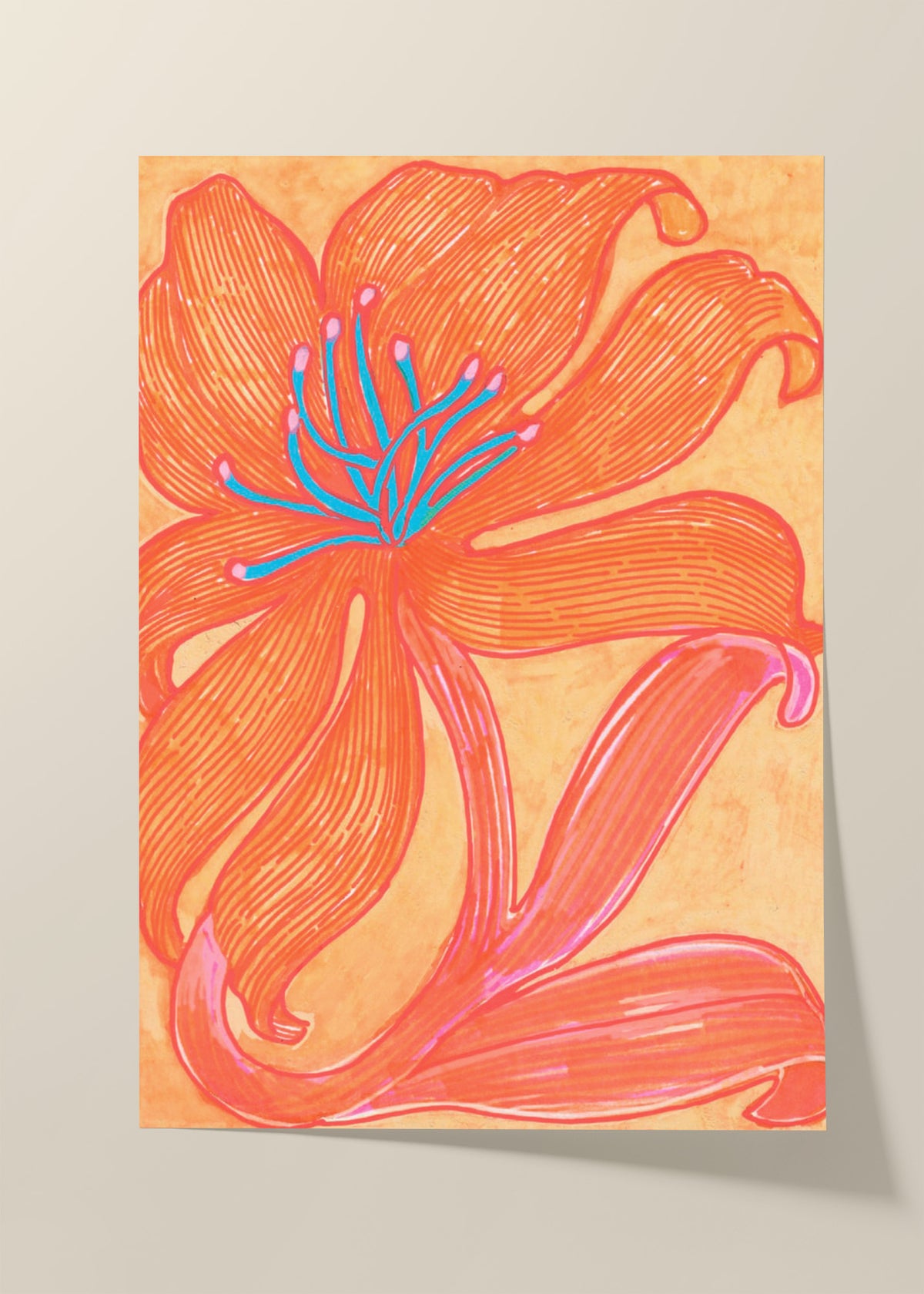 Vibrant Orange Lily