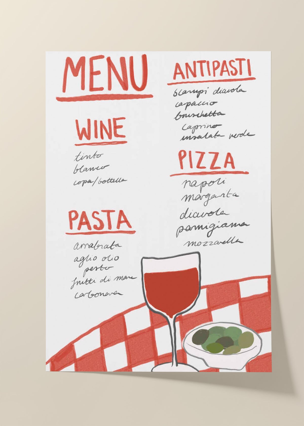 Italian Cuisine Delight poster