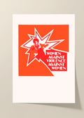 women against violence against women poster