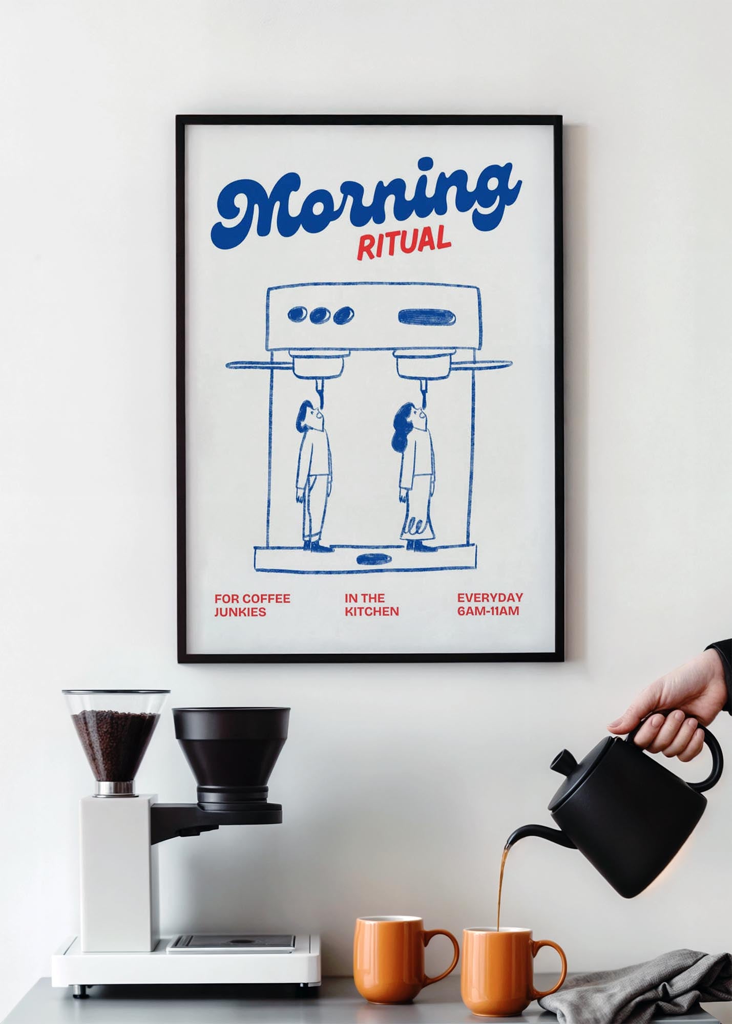 Morning Coffee Ritual Poster