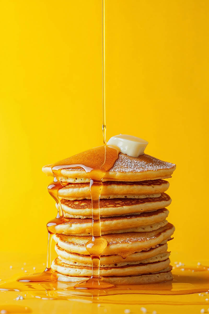 Golden delight pancake poster