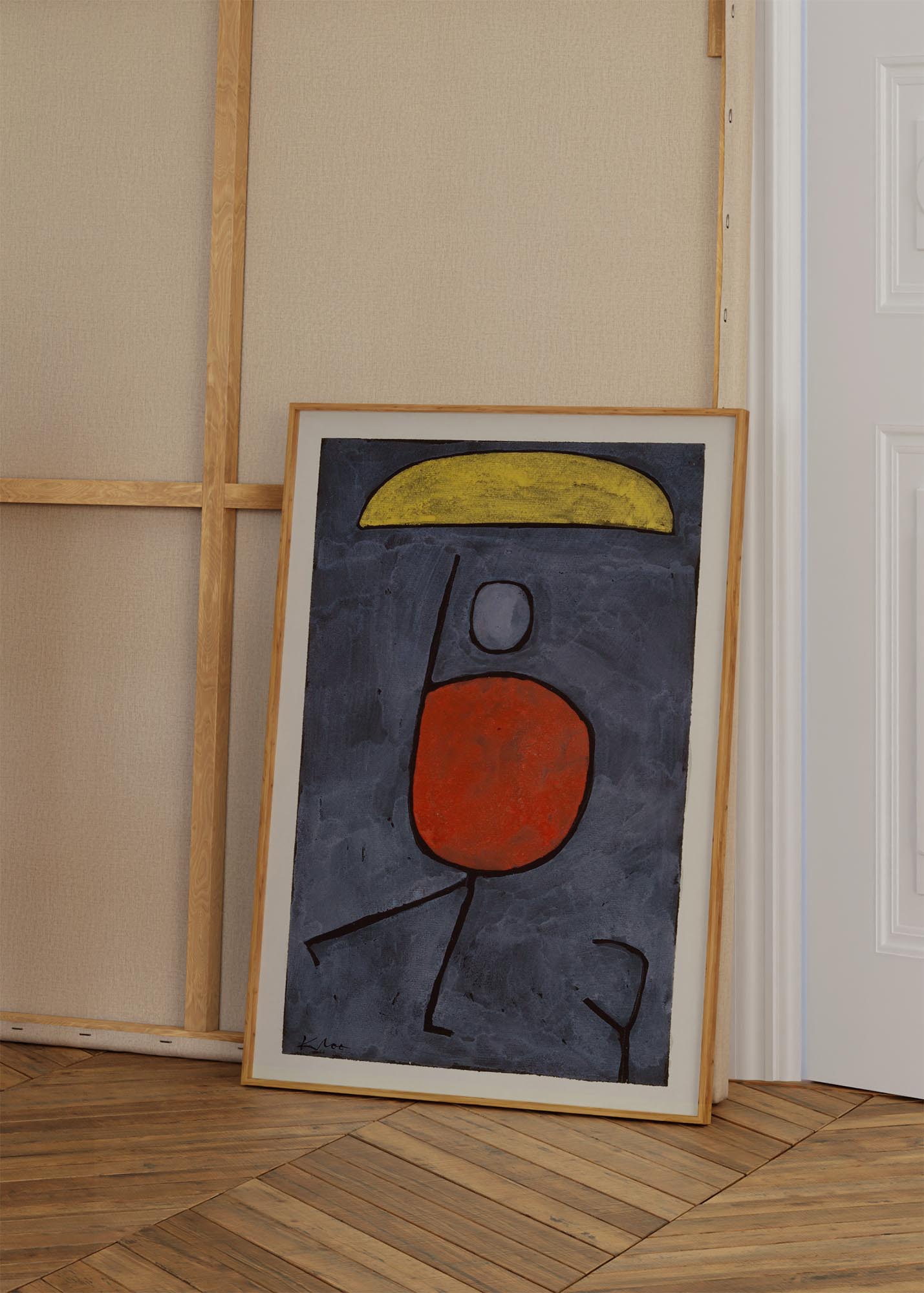 Paul Klee, Slufen I Terrasser 国内未入荷ポスター Paul Klee - with umbrellas vintage poster – Poster Wall
