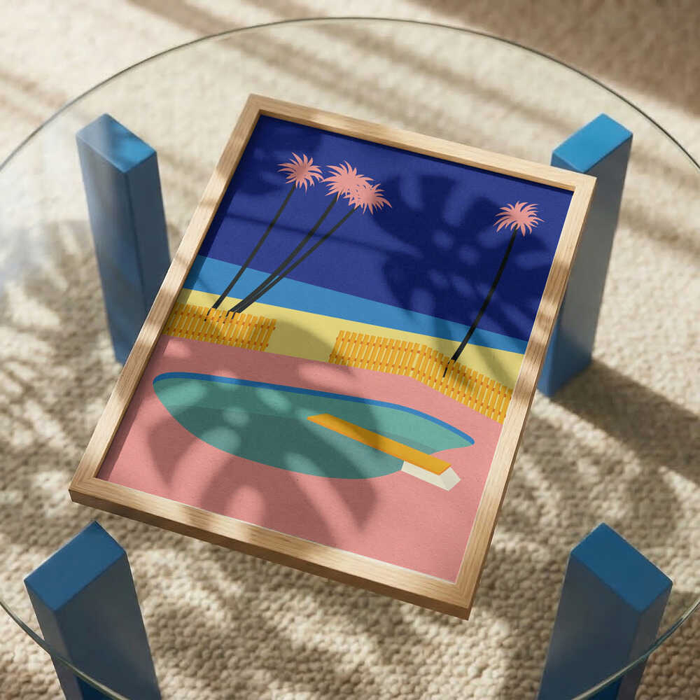 Malibu Beach Poster