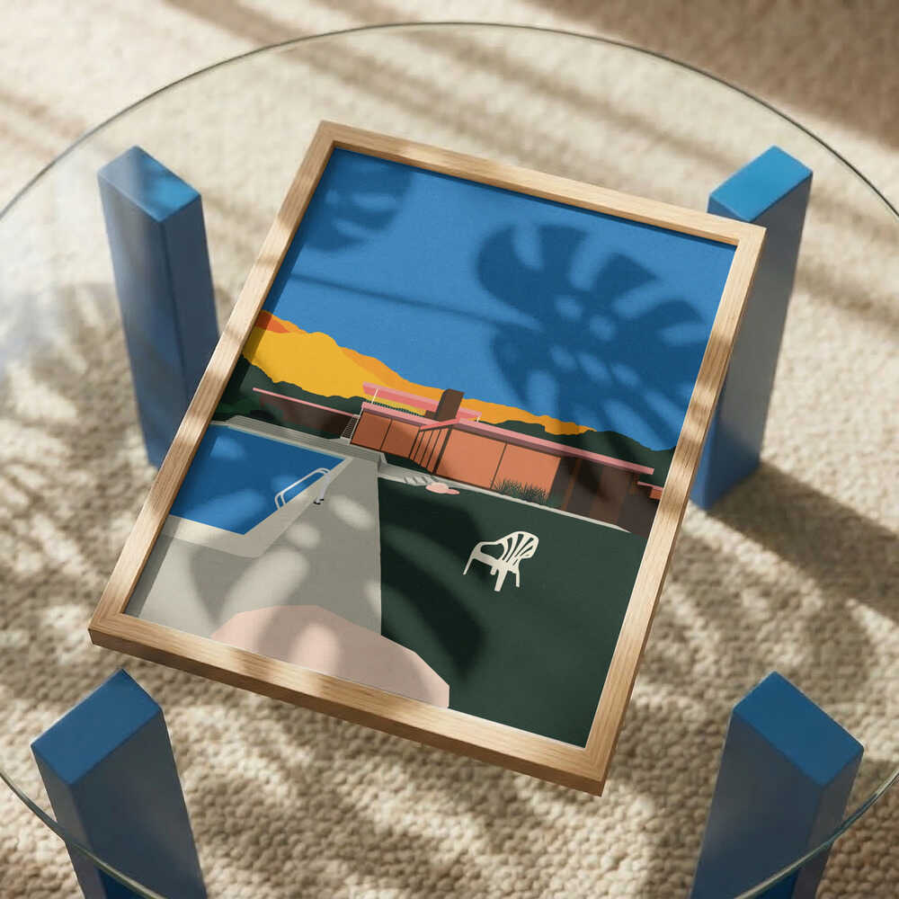 Kaufmann Desert House Poolside Poster