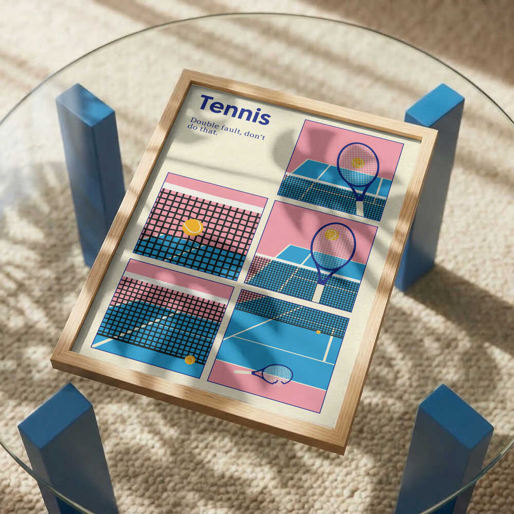 Poster Tennis Double Vault