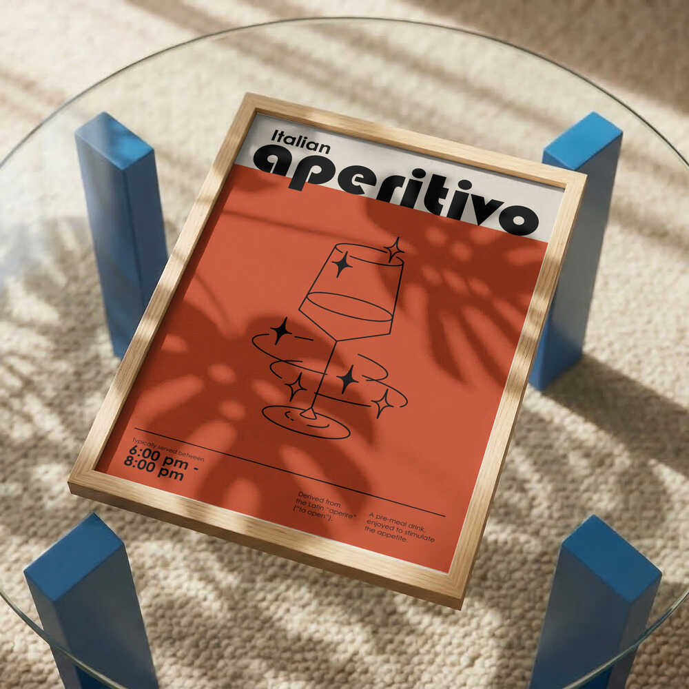Sparkling Italian Aperitivo Poster