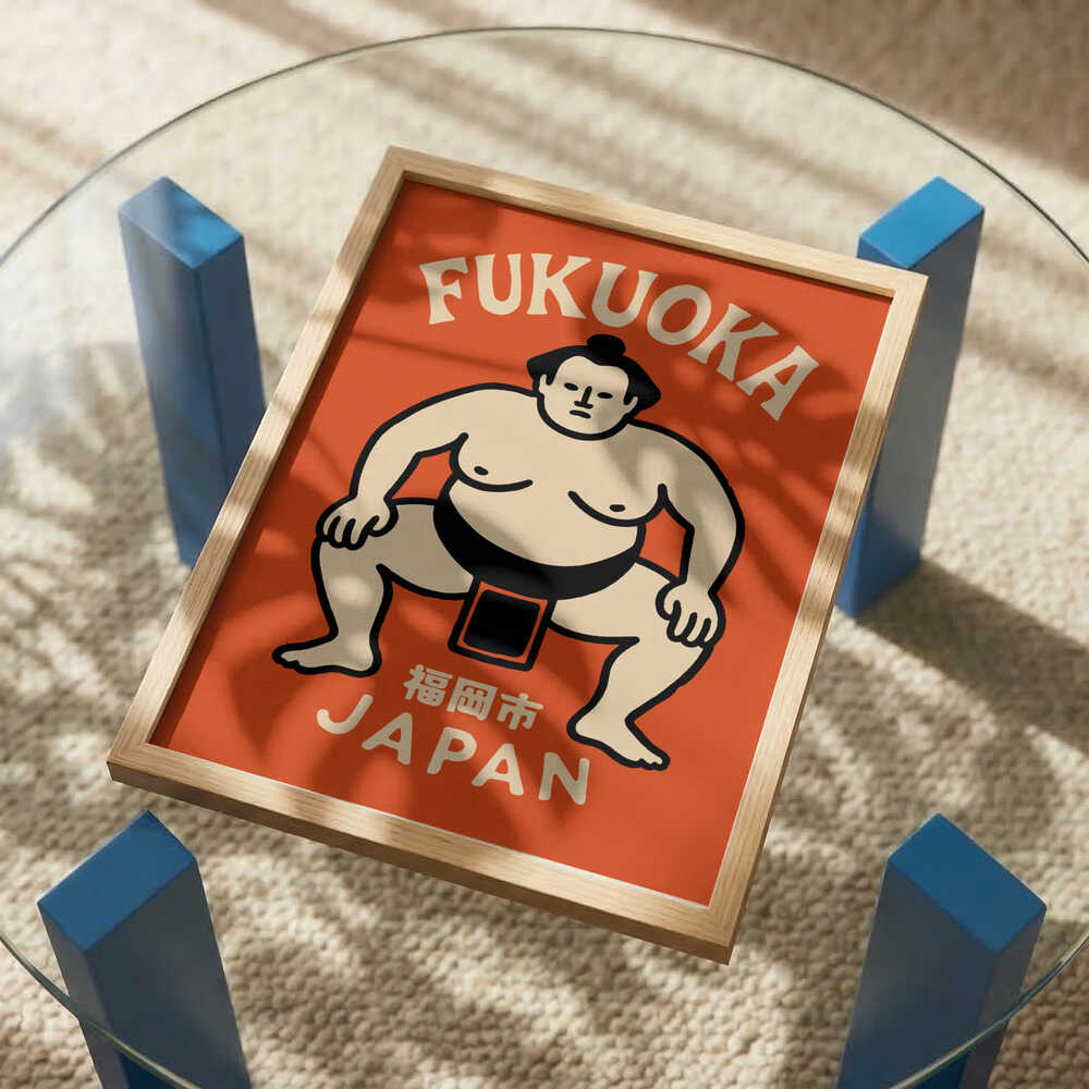 Fukuoka Sumo Japan Poster