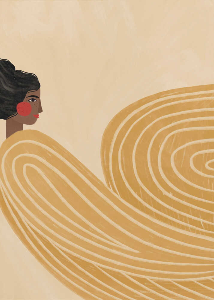 The Woman With the Yellow Stripes poster