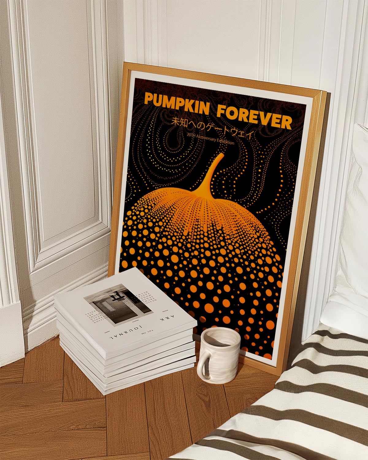 Yayoi Kusama inspired poster