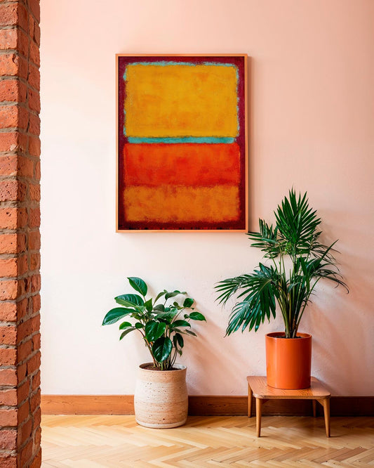 Abstract red 1 poster