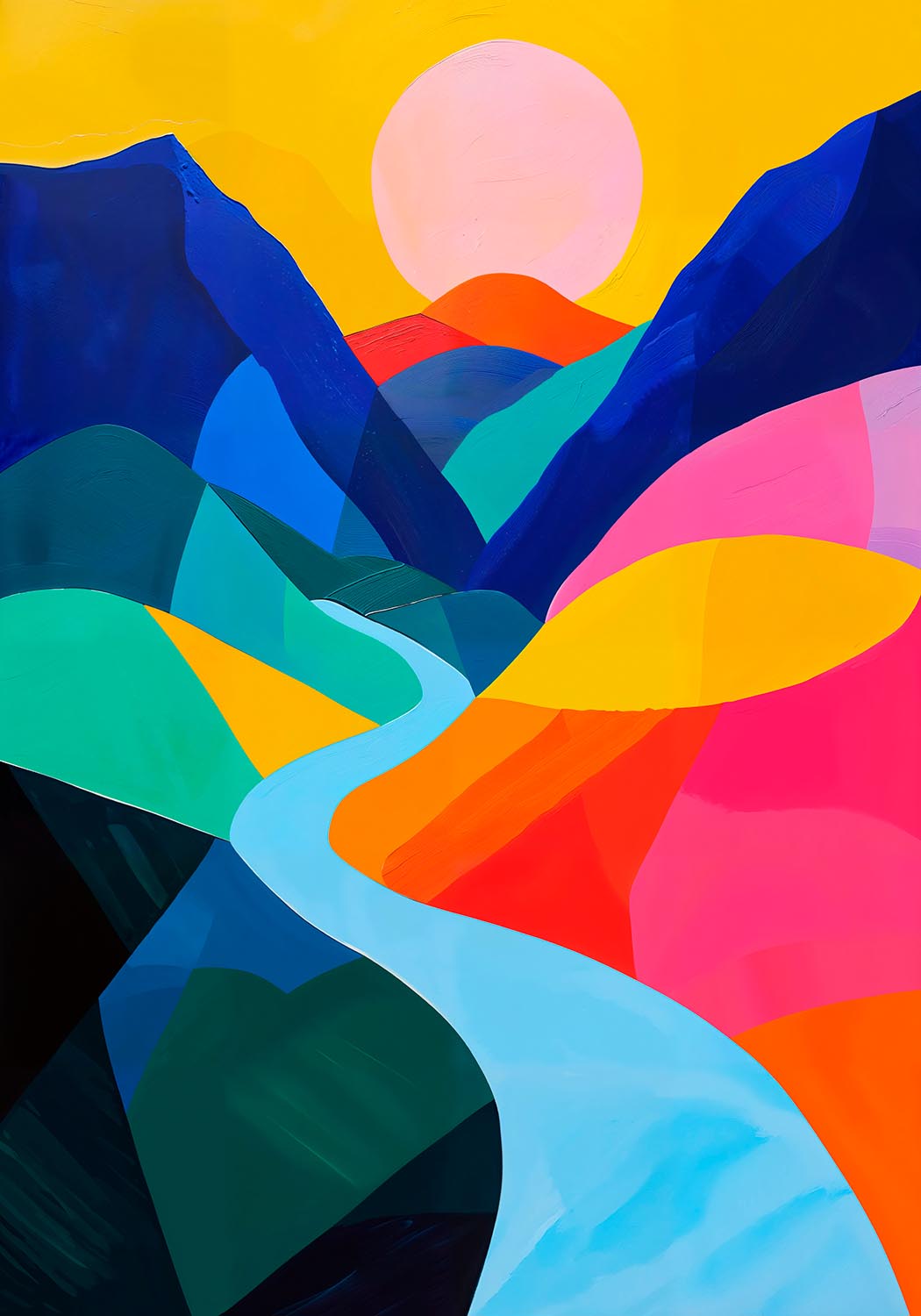 Vibrant valley poster
