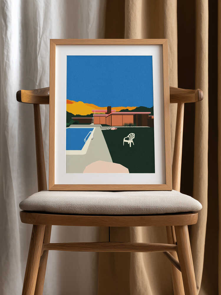 Kaufmann Desert House Poolside Poster