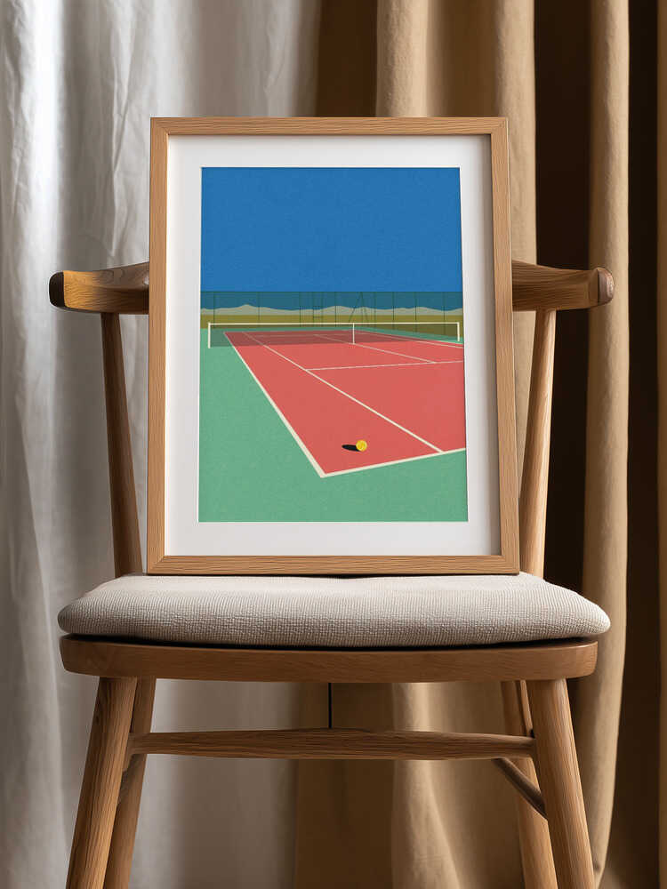 Tennis Court In the Desert
