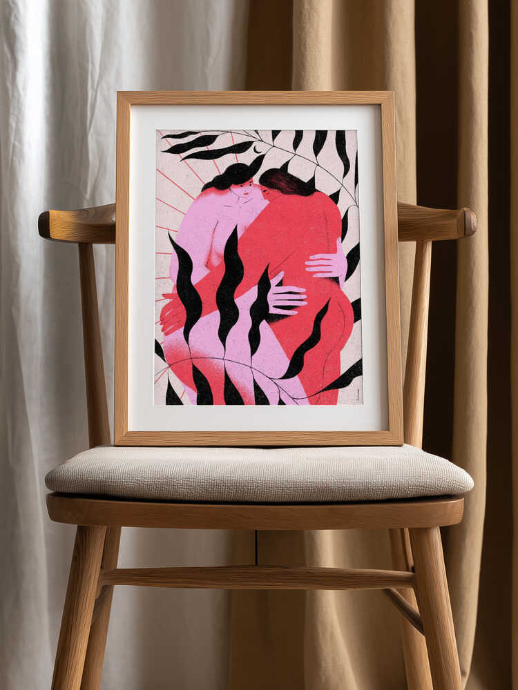 Women's Gentle Embrace Poster