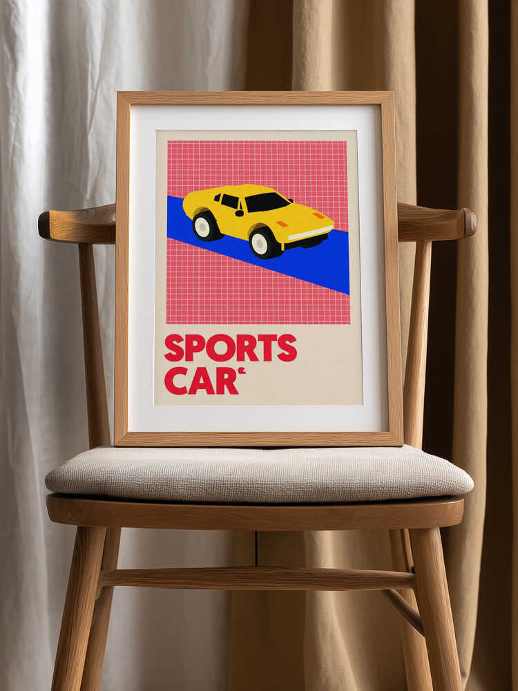 Sports Car Poster