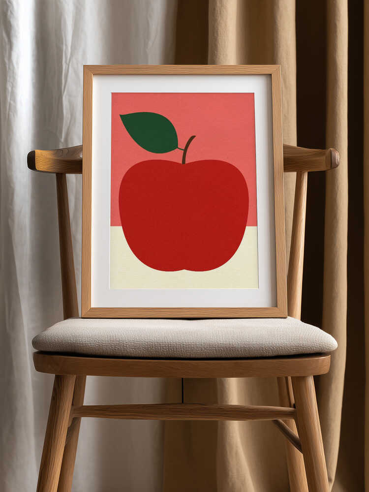 Red Apple Poster