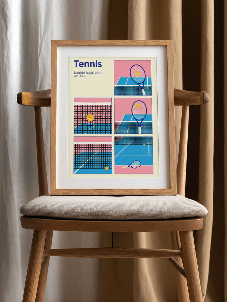 Poster Tennis Double Vault