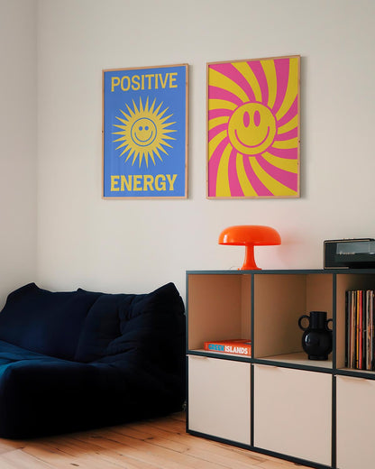 Positive energy poster