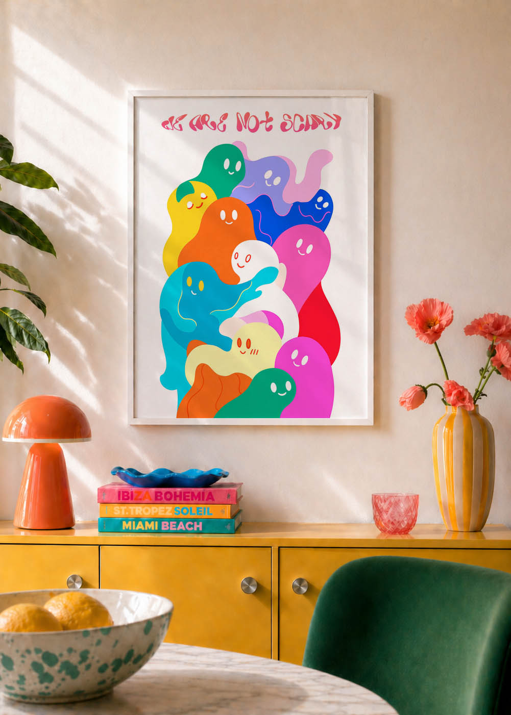 We are not scary ghosts poster