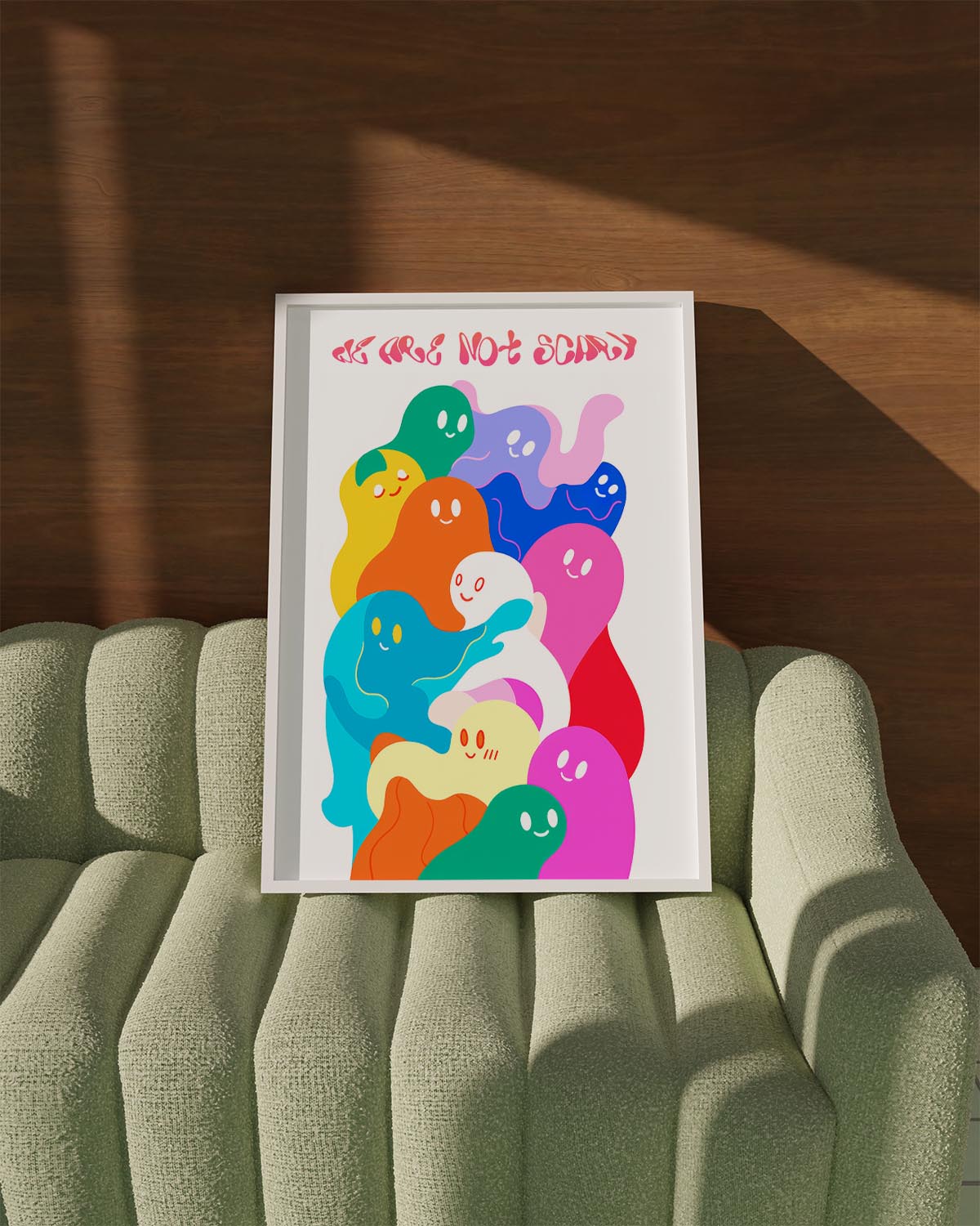 We Not Scary We Are Not Scary Ghosts Poster - Poster Wall