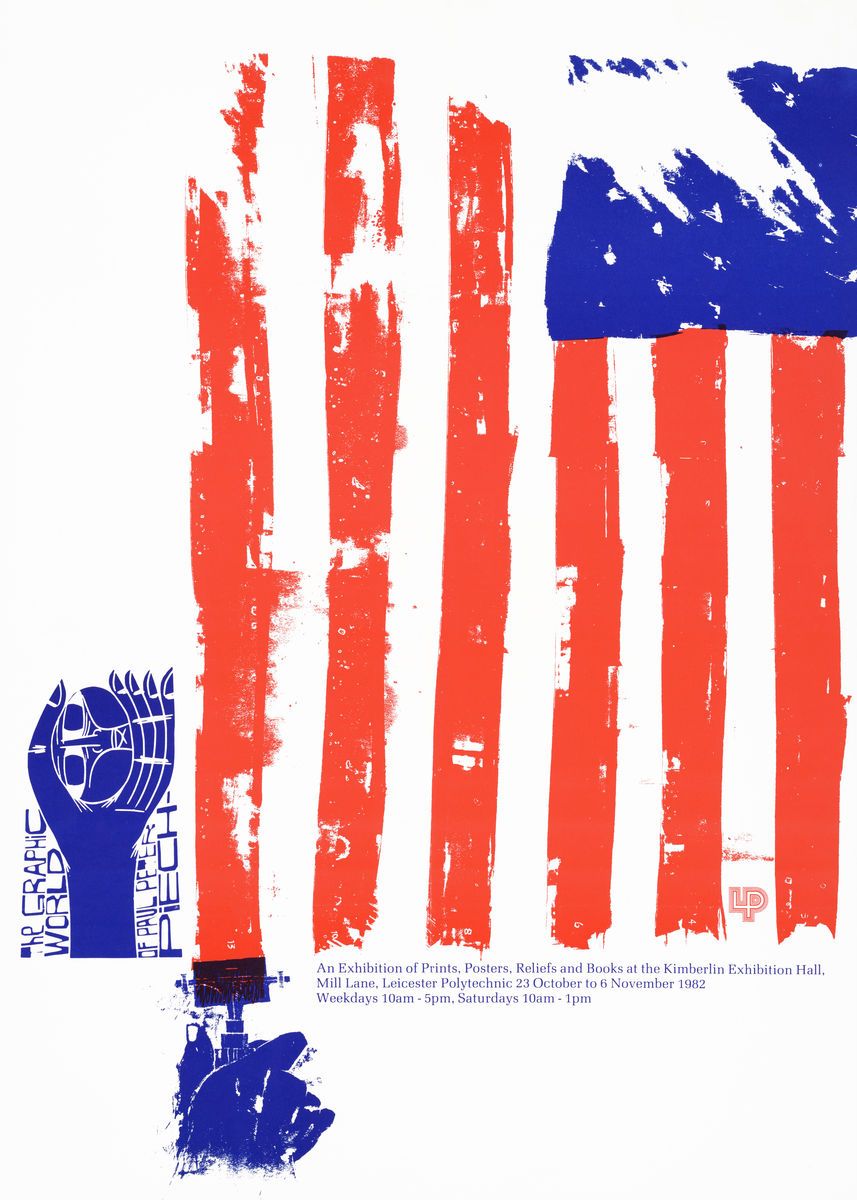 American flag poster