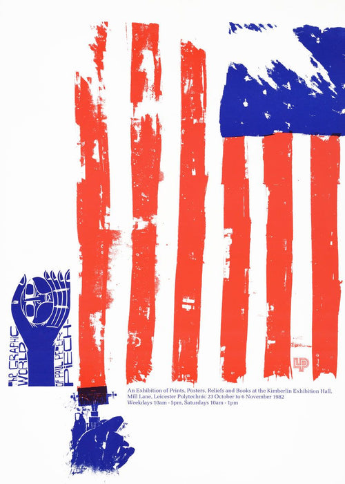American flag poster