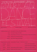 American dance festival vintage poster | exhibition print | art poster