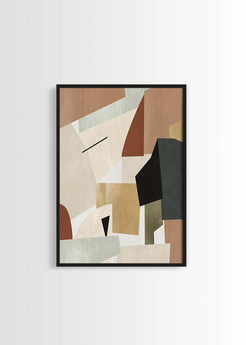 Abstract art poster