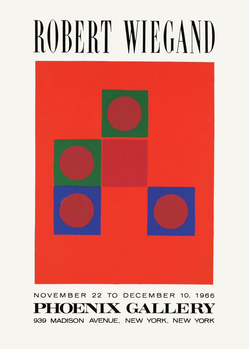 Vintage exhibition poster | vintage print | art poster | mid century art