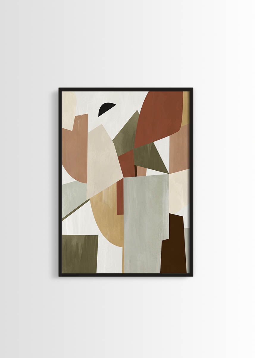 Abstract art poster