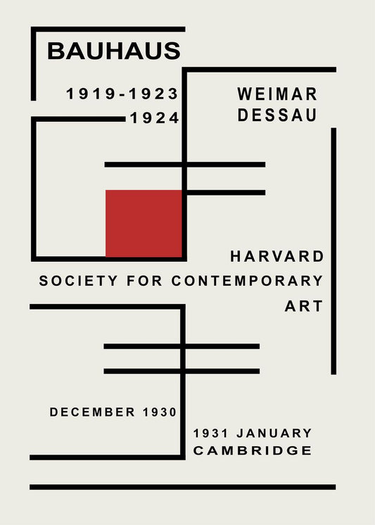 Bauhaus poster 
