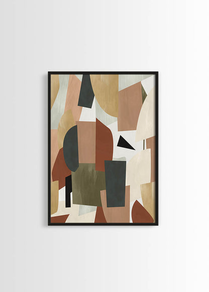 Abstract art poster