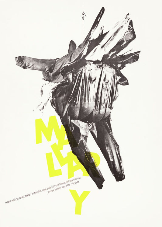 Robert Mallary vintage poster | exhibition poster | art print