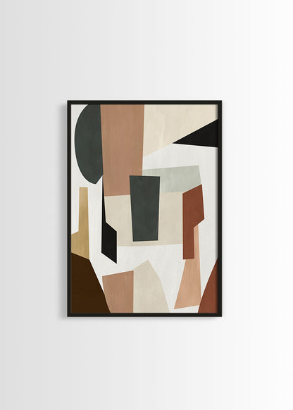 Abstract art poster