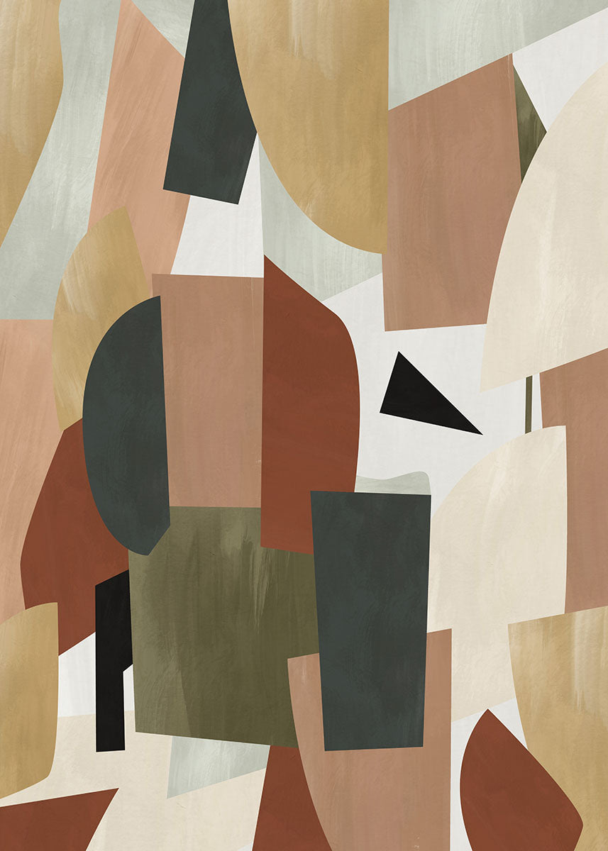 Abstract art poster
