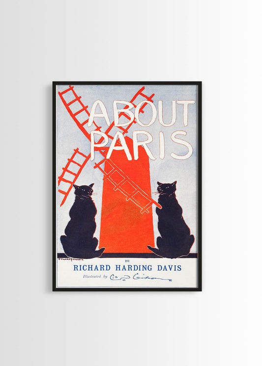 About Paris poster