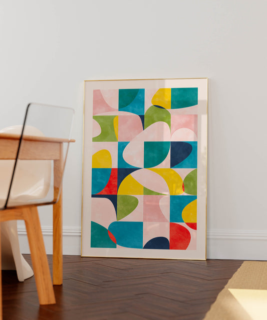 Abstract mosa poster