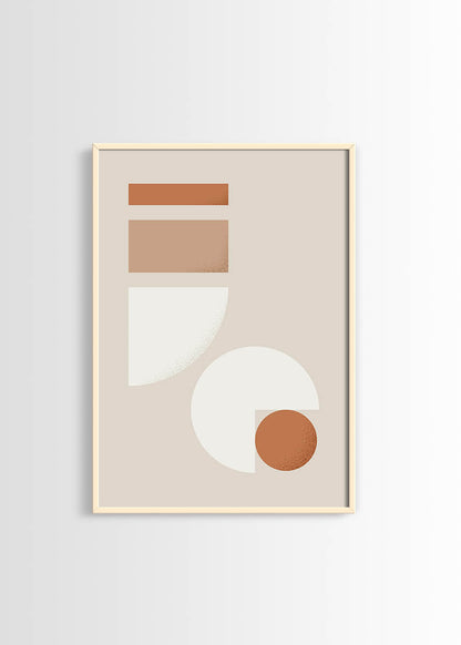 abstract shape poster