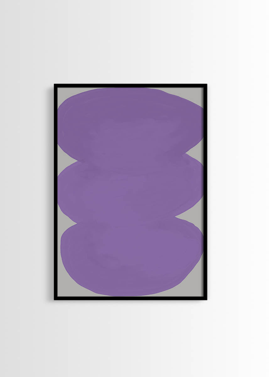 Abstract purple poster