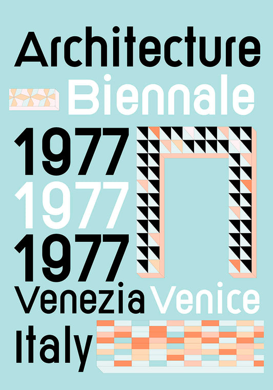 bauhaus retro style poster