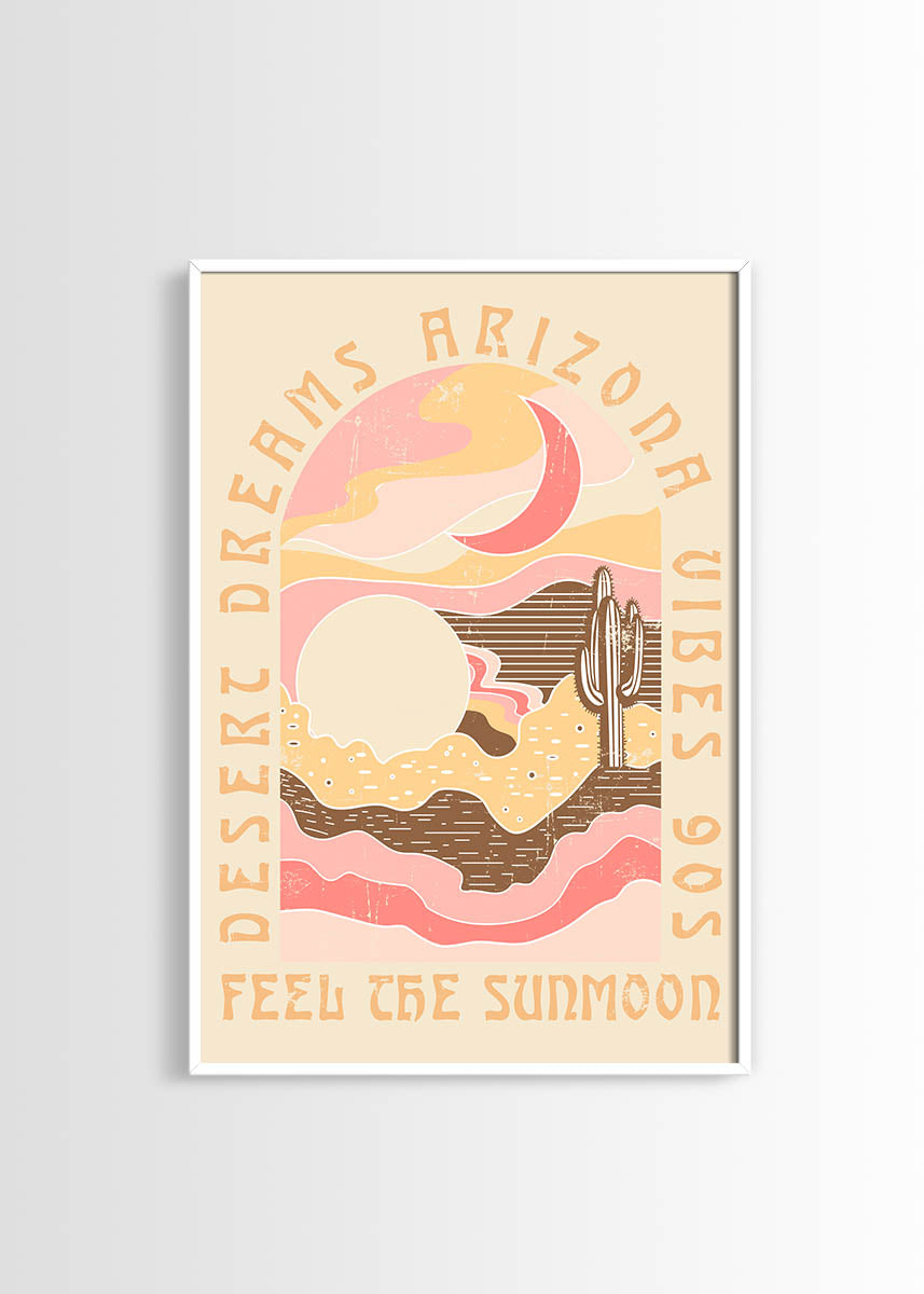 Arizona desert poster