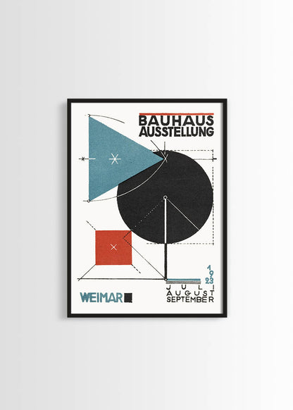 Bauhaus vintage exhibition poster