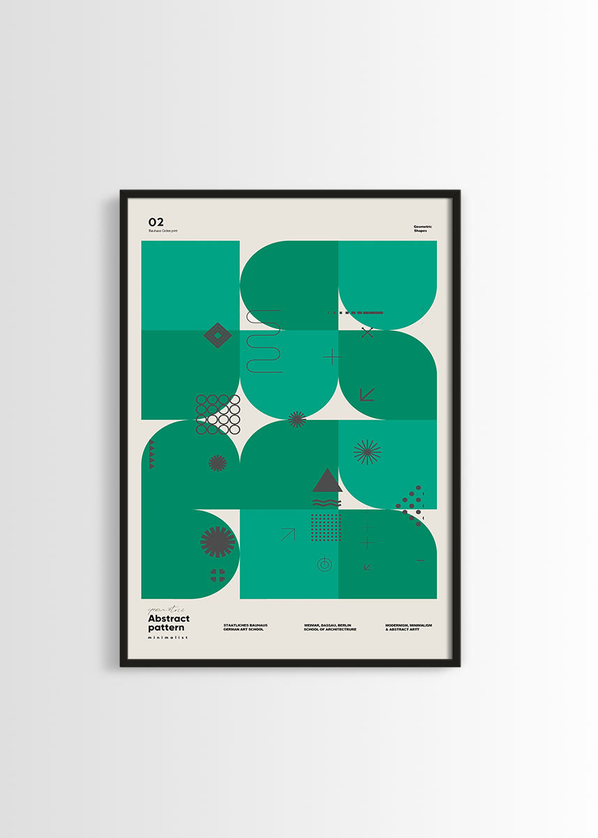 Geometric Shapes N2 poster