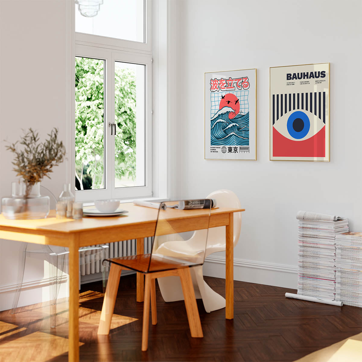 bauhaus gallery wall poster