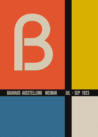 Bauhaus poster bauhaus print